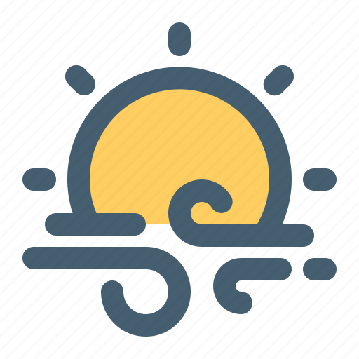 Weather, wind, air, sun, sky icon - Download on Iconfinder