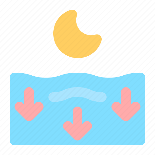 Weather, beach, ocean, sea, low, tide icon - Download on Iconfinder