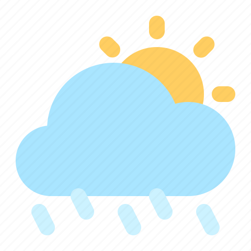 Weather, cloud, rain, sun, sunny icon - Download on Iconfinder