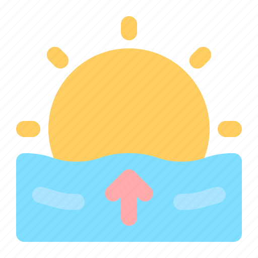 Weather, sunrise, sun, ocean, sea icon - Download on Iconfinder