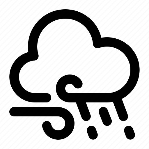 Weather, rain, air, wind, cloud icon - Download on Iconfinder