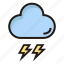 lightning, weather, cloud, forecast, cloudy, flash 