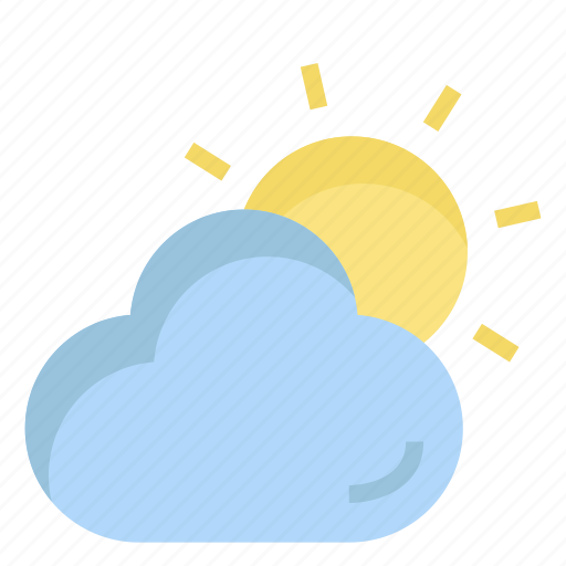 Cloudy, weather, forecast, cloud, sun, climate icon - Download on Iconfinder