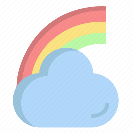Rainbow, weather, cloud, sun, summer icon - Download on Iconfinder