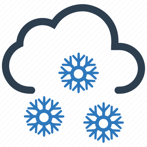 Cloud, heavy, snow, snowflakes icon - Download on Iconfinder