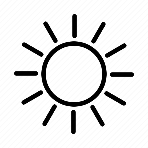Sun, sunny, summer, beach, bright sun icon - Download on Iconfinder