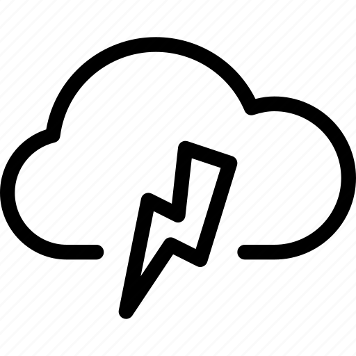 Thunderstorm, forecast, lightning, storm, weather icon - Download on Iconfinder