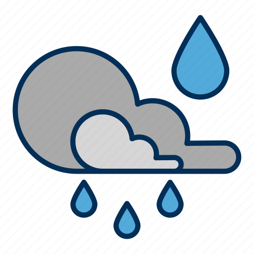 Rain, waterdrop, weather, cloud, cloudy icon - Download on Iconfinder