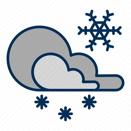 Snow, rain, snowdrop, cloud, cloudy, weather icon - Download on Iconfinder
