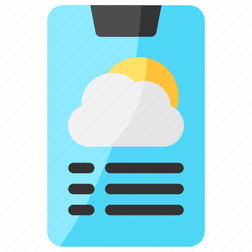 Weather, app, forecast, cloud, sun icon - Download on Iconfinder
