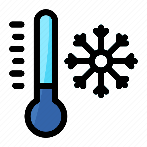 Thermometer, weather, temperature, winter, snow icon - Download on Iconfinder