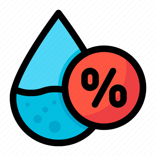 Humidity, water, drop, weather icon - Download on Iconfinder