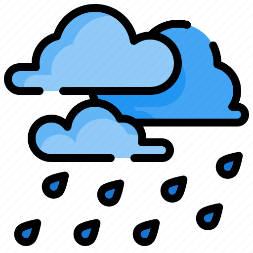 Rainy, sun, weather, rain, cloud icon - Download on Iconfinder
