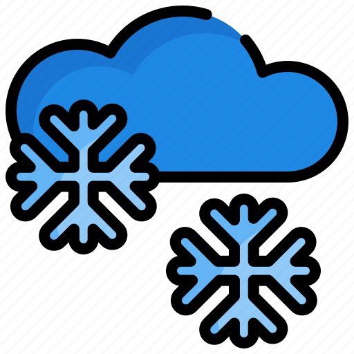 Snowy, sun, weather, rain, cloud icon - Download on Iconfinder