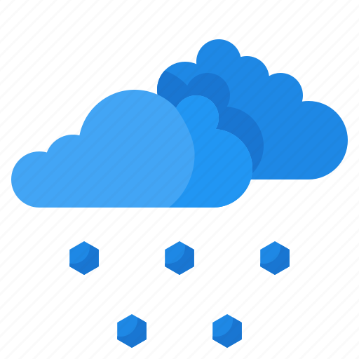 Hail, sun, weather, rain, cloud icon - Download on Iconfinder