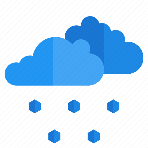 Hail, sun, weather, rain, cloud icon - Download on Iconfinder