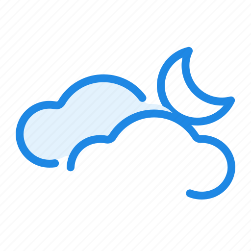 Cloud, forecast, night, season, temperature, weather icon - Download on Iconfinder