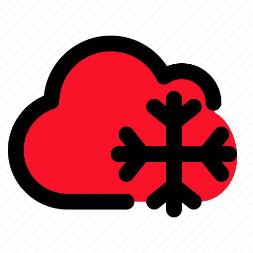 Cloud, snow, snowfall, snowflakes, winter icon - Download on Iconfinder
