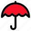 umbrella, weather, rain, protection, rainy 