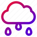 cloud, rain, downpour, climate, meteorology