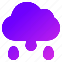 cloud, rain, downpour, climate, meteorology
