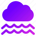 cloud, water, windy, climate, fog