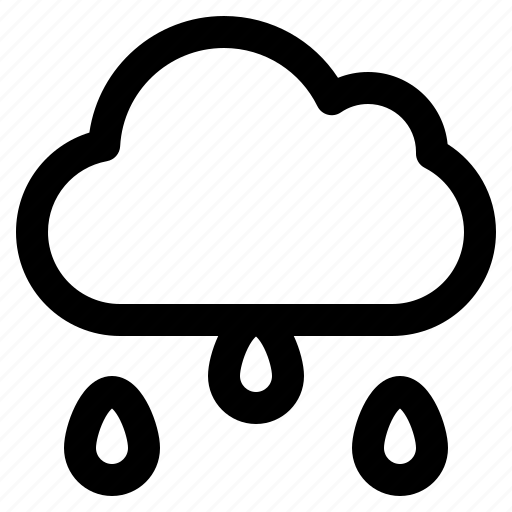 Cloud, rain, downpour, climate, meteorology icon - Download on Iconfinder