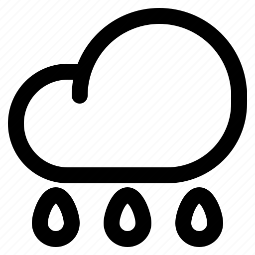 Heavy, rain, climate, rainy, forecast, weather icon - Download on Iconfinder