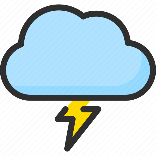 Bolt, cloud, forecast, lightning, razor, weather icon - Download on Iconfinder
