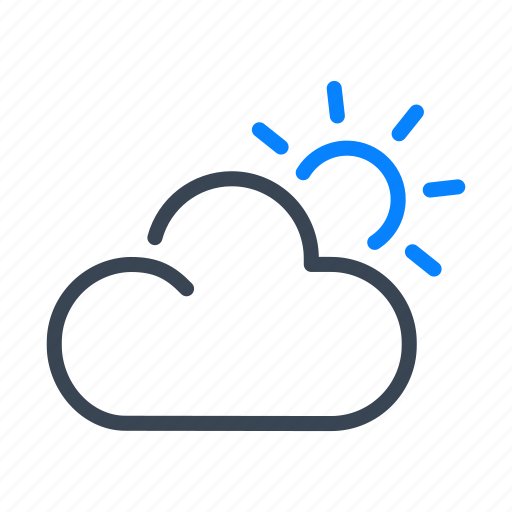 Weather, cloud, cloudy, sun, sunny icon - Download on Iconfinder