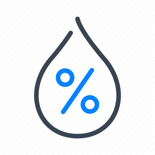 Weather, humidity, percentage, rain icon - Download on Iconfinder