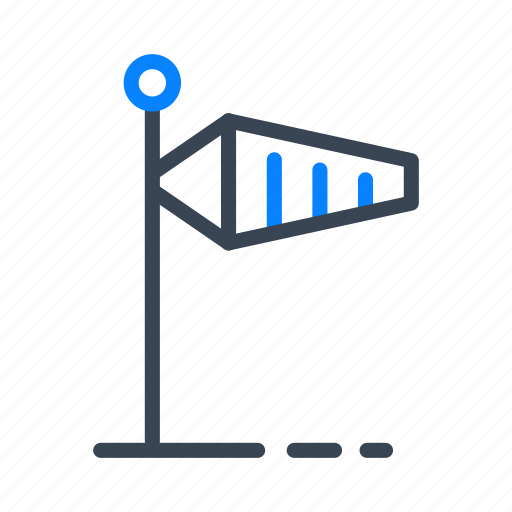 Wind, sock, cone, direction, windsock icon - Download on Iconfinder