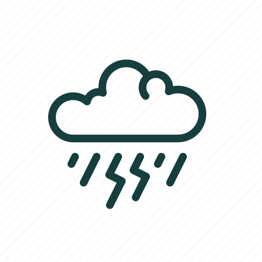 Cloud, cloudy, nature, rain, signs, thunder, weather icon - Download on Iconfinder