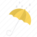 umbrella, beach, climate, rain, raining, weather