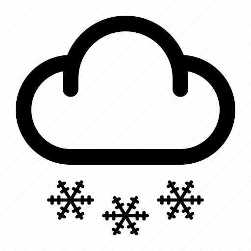 Clouds, snow, snowing, weather, weather forecast, winter icon - Download on Iconfinder
