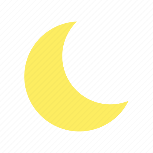 Clear, forecast, moon, night, sky, weather icon - Download on Iconfinder