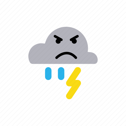 Weather, forecast, storm, lightning, thunder icon - Download on Iconfinder