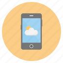 cloud, forecast, mobile, nature, weather