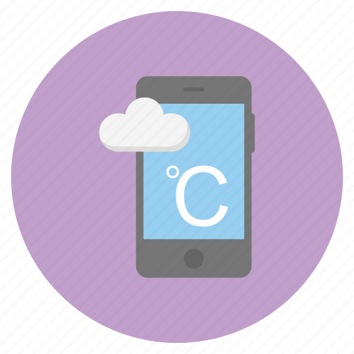 Cloud, forecast, mobile, nature, weather icon - Download on Iconfinder