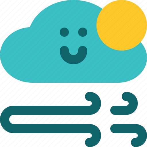 Air, sunny, wind, overcast, cloud, element, weather icon - Download on Iconfinder