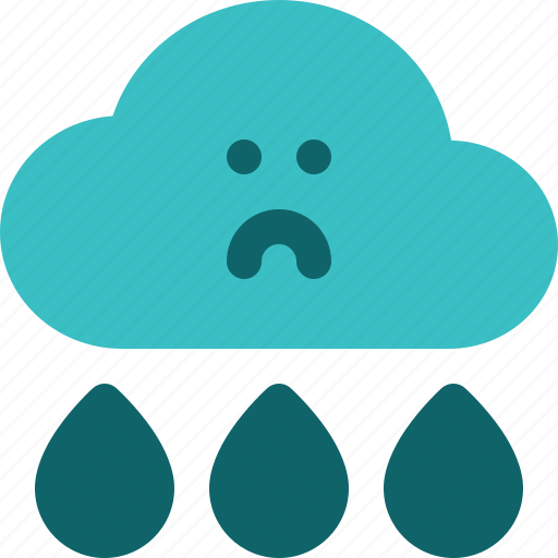 Rainfall, rain, overcast, cloud, element, elements, weather icon - Download on Iconfinder
