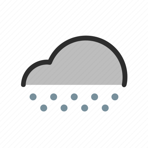 Cloud, filled, forecast, line, snow, weather, winter icon - Download on Iconfinder
