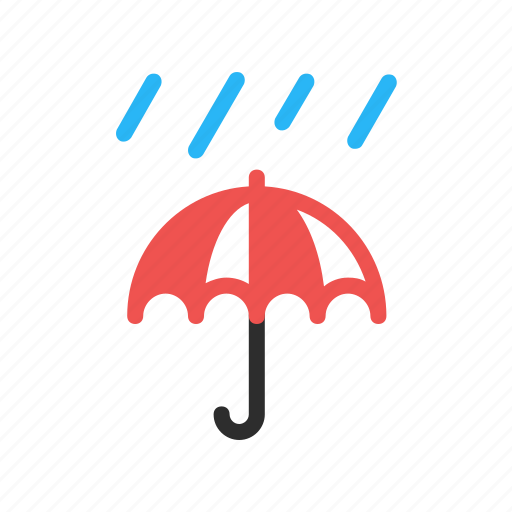 Filled, forecast, line, rain, storm, umbrella, weather icon - Download on Iconfinder