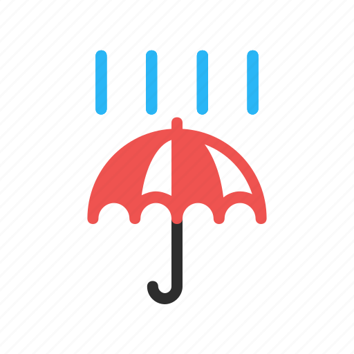 Cloud, filled, forecast, line, rain, umbrella, weather icon - Download on Iconfinder