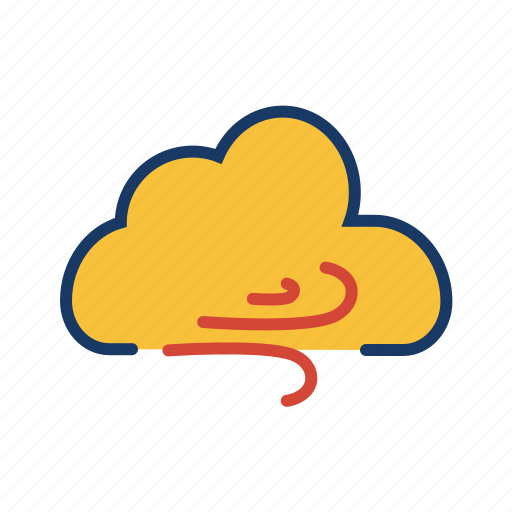 Blow, breeze, clouds, season, weather, wind, windy icon - Download on Iconfinder