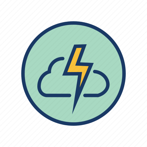 Cloud, lightning, rain, storm, thunder, thunderstorm icon - Download on Iconfinder