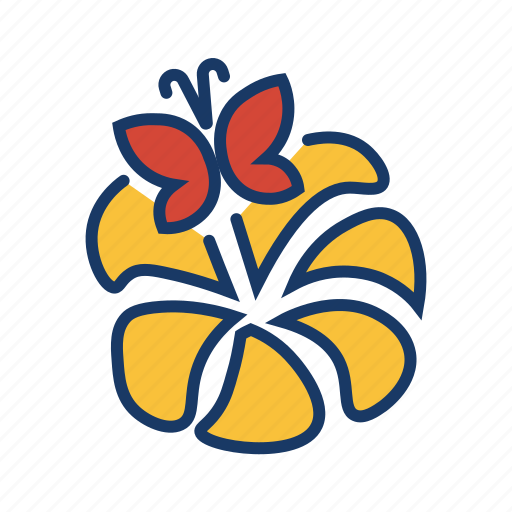 Butterfly, floral, flowering season, garden, nature, spring icon - Download on Iconfinder