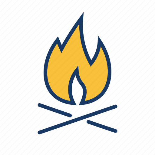 Bonfire, campfire, camping, fire, outdoor, travel, winter icon - Download on Iconfinder