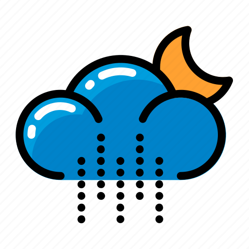 Cloud, moon, snow icon - Download on Iconfinder