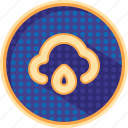 badges, climate, cloudy, dotted, forecast, rain, weather